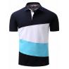Mens POLO T Shirts 100% Cotton Short Sleeve Customized Screen Printing Casual