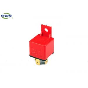 Red Cover 40 Amp Relay 4 Pin HELLA Mini Auto Relay With Bracket For Car Headlight 24v relay automotive