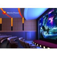 China Fog Smell Fire Imax 4D Home Theater 4D Dynamic Cinema With Black Vibration Chairs on sale