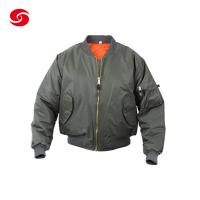 China Men S Zipper Up Casual Military Outdoor Equipment Flight Bomber Jackets on sale