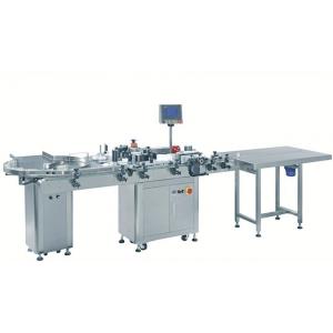 China SS304 Beer Glass Bottle Labeling Equipment Tabletop Round Bottle Labeler Applicator supplier