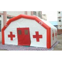 China Digital Printing Blow Up Event Shelter 10m White Airtight  Inflatable Rescue Tent on sale
