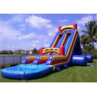 China Interesting Inflatable Water Slide , Banzai Inflatable Outdoor Water Slide on sale