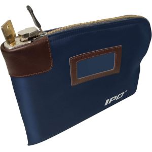 China Sac à main étanche avec serrure et deux clés, 11 x 8,6 pouces, sac à documents en toile, sac de dépôt avec fermeture à glissière, supplier