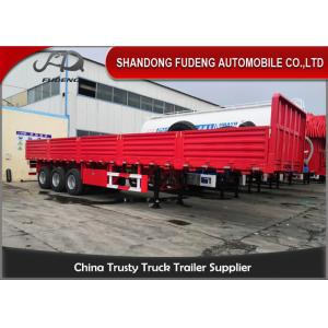 China Cement Cargo Carbon Steel Side Wall Semi Trailer wholesale