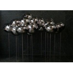 Polished Stainless Steel Sculpture Cloud Art Modern Home Decoration Forging Technique