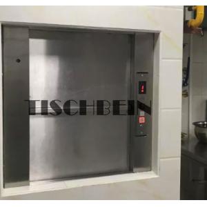 100kg 200kg 0.4m/s Speed Commercial Window Type PLC Control Dumbwaiter Food Conveying Elevator For Coffee Bar Laundry