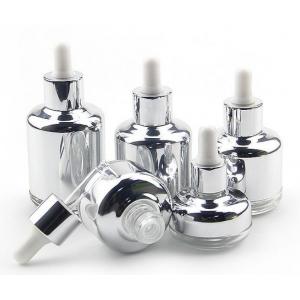 China Reusing 20ml 60ml Glass Essential Oil Bottles for Skincare Packaging OEM with different dropper shape supplier