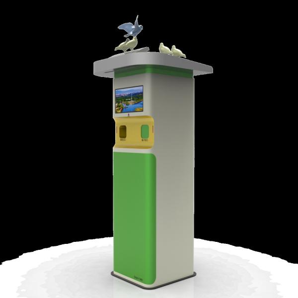 China La venta interactiva de la comida de pájaro del pájaro de la diversión midió el tiempo del pájaro de alimentación que reciclaba la máquina supplier