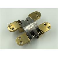 China Gold 180 Degree Concealed Hinge / Industrial Concealed Cabinet Hinges on sale