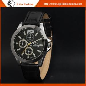 China 009A CHENXI Branding Watches Unisex Business Watch Quartz Analog Watches Genuine Leather supplier