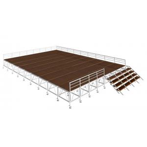 China Waterproof Wood Moving Portable Stage Platforms Anti-slip supplier