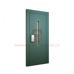 China Cold Rolled Steel Hand Centre Opening Sliding Doors For Passenger Elevator supplier