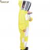 China 3 Layer Yellow Beekeeping Outfits Ventilated Apicultura Bee Jacket Beekeeping Suit wholesale