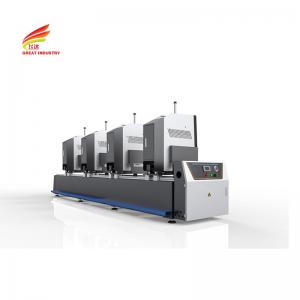 Vinyl upvc window profile making machines seamless welding corner pvc window door frame assembly machine