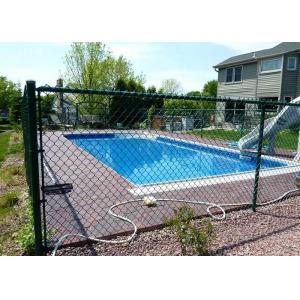 Swimming Pool Chain Link Fence Prevent Children From Falling Into Water