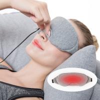 China Relaxed USB Heated Eye Mask 10-15min With Heating Elements on sale