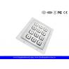 Stainless Steel Industrial Numeric Keypad Vandal High Resistance For Access