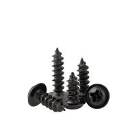 China Stainless Steel Black Zinc Pan Washer Head Self Tapping Sheet Metal Screw with Collar on sale