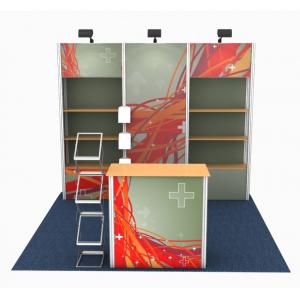 China Modular Designed Custom Tradeshow Booth Portable Frameless Style Easy Build supplier
