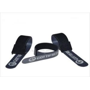 China Die Cutting Coloured Cable Ties  Customized Self-Adhesive Tape Shape Self-gripping Hook and Loop Cable Tie wholesale