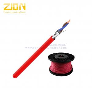 China FRLS 2 Core Shielded 0.75mm2 Fire Resistant Cable Low Smoke PVC Jacket supplier