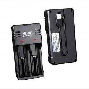 China Doublepow USB 3.7 Volt Lithium Ion Battery Charger 26650 16340 18650 supplier