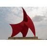 China Racing Sails Painted Metal Sculpture Stainless Steel Corrosion Stability wholesale