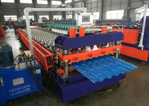 Metal Roofing Sheet Rolling Former Machine , Cold Roll Forming Machine