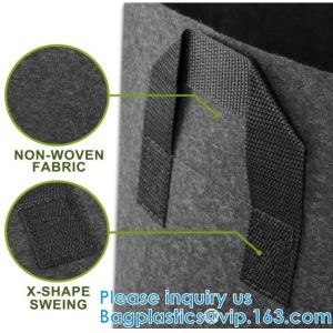 China Smart Grow Bags For Potato/Plant Container/Aeration Fabric Pots With Handles Fabric Plants Pots with Handles, Indoor wholesale