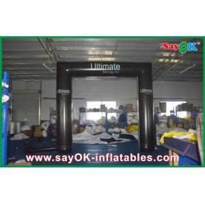 China Do fardo inflável do preto da arcada de Dia das Bruxas arcada inflável do tubo do PVC do arco com o ventilador do CE/UL supplier