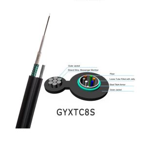 China OS1 OS2 câbles à fibre optique GYXTC8S autoportants supplier