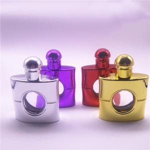 glass bottle for square perfume bottle recycled glass bottles black blue red pink green cap plastic and metal roll frog