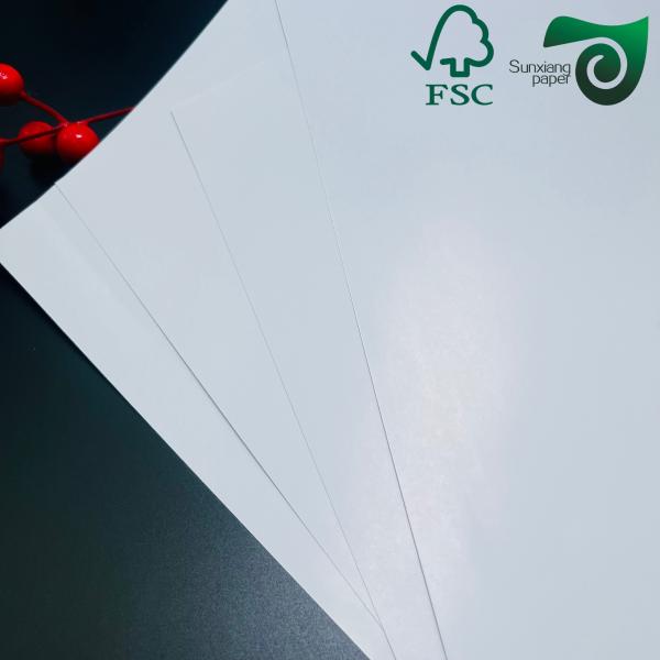 Papel Brillante con Recubrimiento Brillante de una Sola Cara para Impresión Profesional