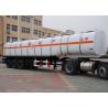 CIMC new tri-axle diesel fuel tank trailers trailer fuel tanker transport