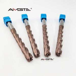 China 12mm TiSiN Coated Carbide Bull Nose End Mill  R1 Corner Radius, 150mm OAL 70mm Cutting Length For Steel Hardened Alloys on sale