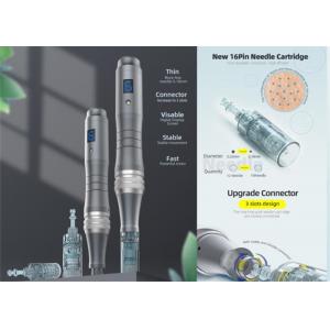 China 6 Levels Wired Wireless Micro Derma Pen with Optional 16pin Needles supplier