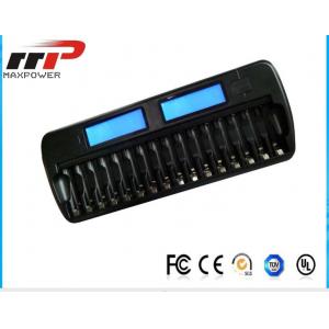 China 16 Slot AA AAA LCD Battery Charger NIMH NiCad Alkaline Batteries supplier