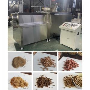China OEM 0.8-12mm Floating Fish Feed Pellet Making Machine Pet Dog Food Extruder supplier