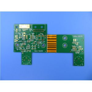 China 4 Layer Rigid-Flex PCB Built On 1.6mm FR4 and 0.2mm Polyimide wholesale