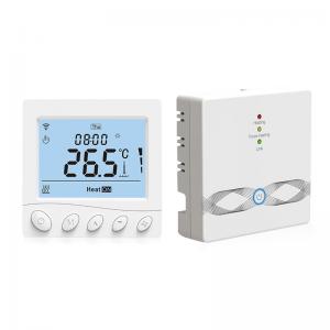 China Glomarket Digital Electronic RF Wall-Hung Boiler Tact Switch Operation Smart Wireless Thermostat Temperature Controller supplier