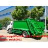 China high quality China JAC 4*2 LHD diesel 5m3 garbage compactor truck for sale, refuse garbage compacted truck for sale wholesale