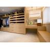 Furniture Walk In Closet Wardrobe MDF Material Melamine Easy Installation
