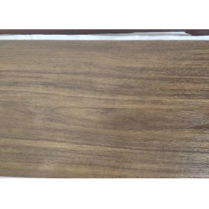 China Indoor Self Adhesive Floor Tiles Wood Effect Transparent Abrasion Resistant Layer supplier