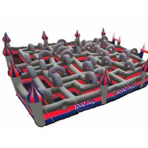Waterproof Inflatable Bounce House Maze Outdoor Playground Equipment