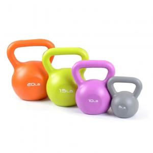 Hot Sale Portable Colorful Exercise Dumbbell Basketball Gyms Kettlebell 10kg 8kg