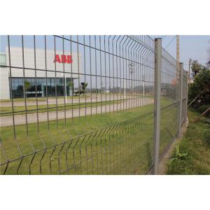 China Q235 3D Curved Wire Mesh Fence For Highway / Airport Service Area supplier