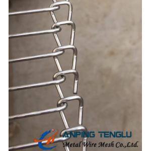 Stainless Steel Wire Ladder Belt, Single Loop End Belt Type, for Food Processing