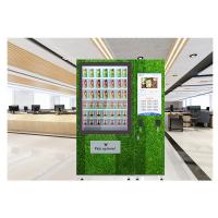 China Floor Stand 24 Hours Auto Salad Vending Machine With Coin Bill Card Payments on sale