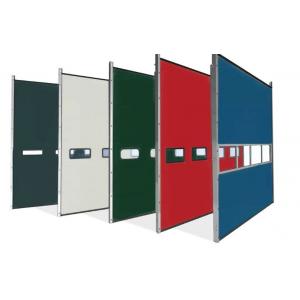 China Self Locking Insulated Sectional Doors Aluminum Panel Height 450mm 550mm supplier